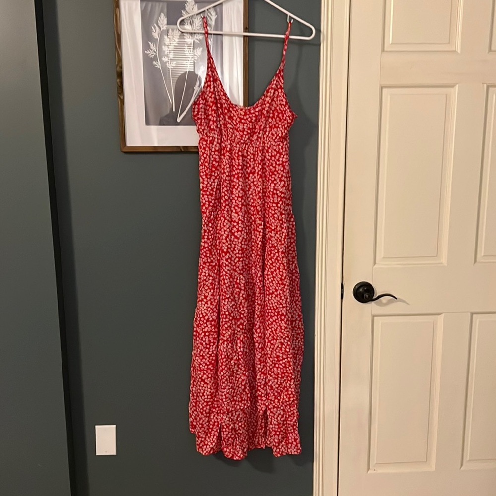 Red white dress